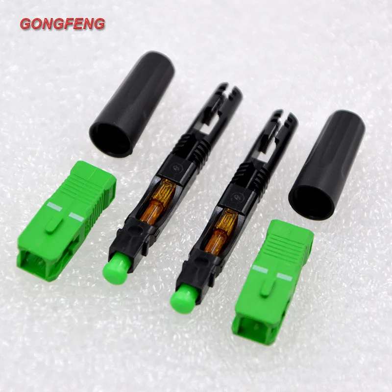 GONGFENG 100 шт. новинка горячая распродажа SC/APC оптическое волокно быстрый разъем
