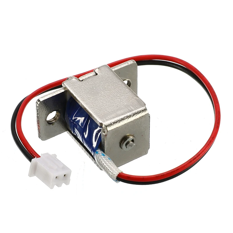 

Mini Electronic Bolt Lock Push-Pull Cylindrical Cabinet Lock 5mm Stroke Access Control Home Security Electronic Lock DC 12V 0.5A