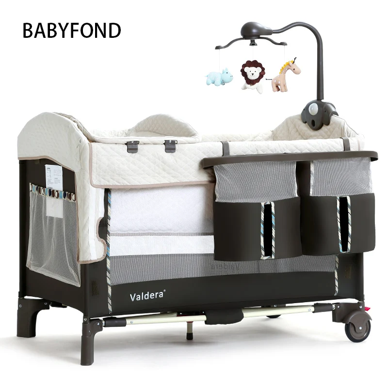  Valdera Foldable Multifunctional Baby Bed and Newborn Bed with Travelling