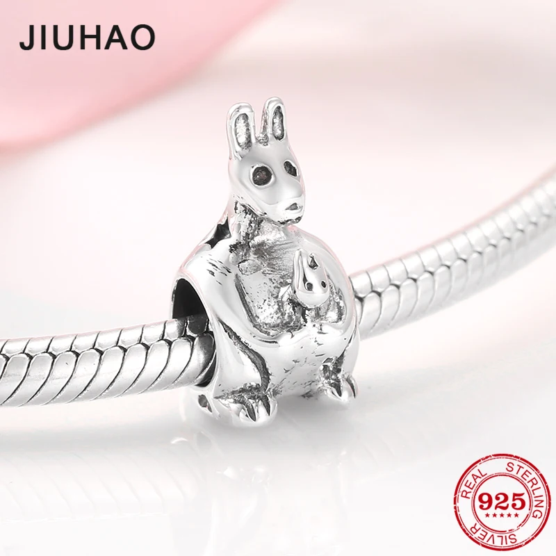 

Maternal love Kangaroo 925 Sterling Silver Charms beads fit Silver Original Pandora Bracelets & Bangles 925 Silver Jewelry