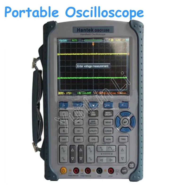 

Portable USB Oscilloscope Scope DMM 200MHz 500MSa/s 5.7" 2Ch DSO1200
