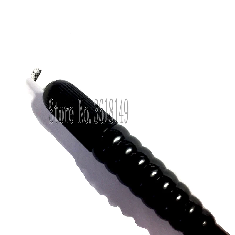 

10 Pcs Disposable Microblading Pen 18U Blades Permanent Makeup Sterilized Plastic Microblade Pen Eyebrow Manual Pen U18 Blades
