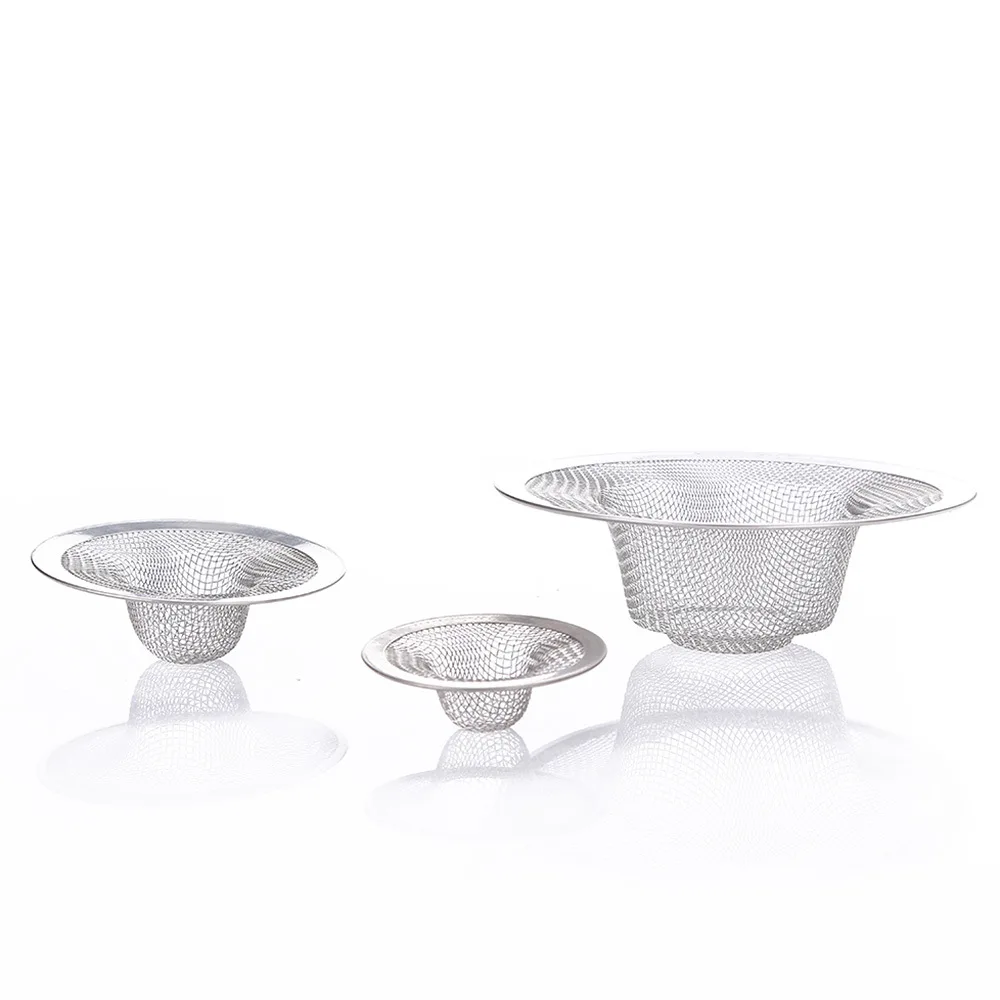 3 Pcs Stainless Steel Sink Strainer Bathtub Hair Catcher ...