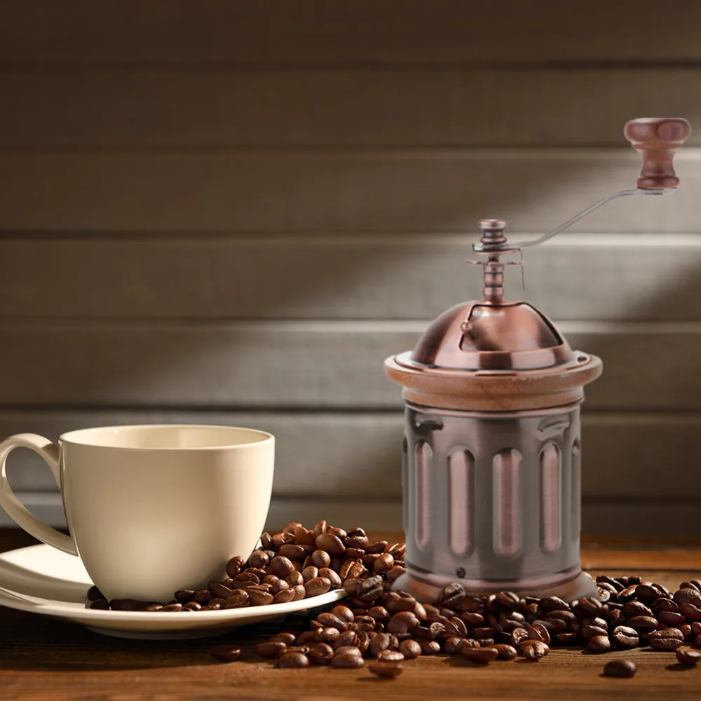 

Manual Coffee Grinder Portable Mini Hand Coffee Grinder Bean Nuts Miller Mental Grinding Machine Kitchen Tool for Home