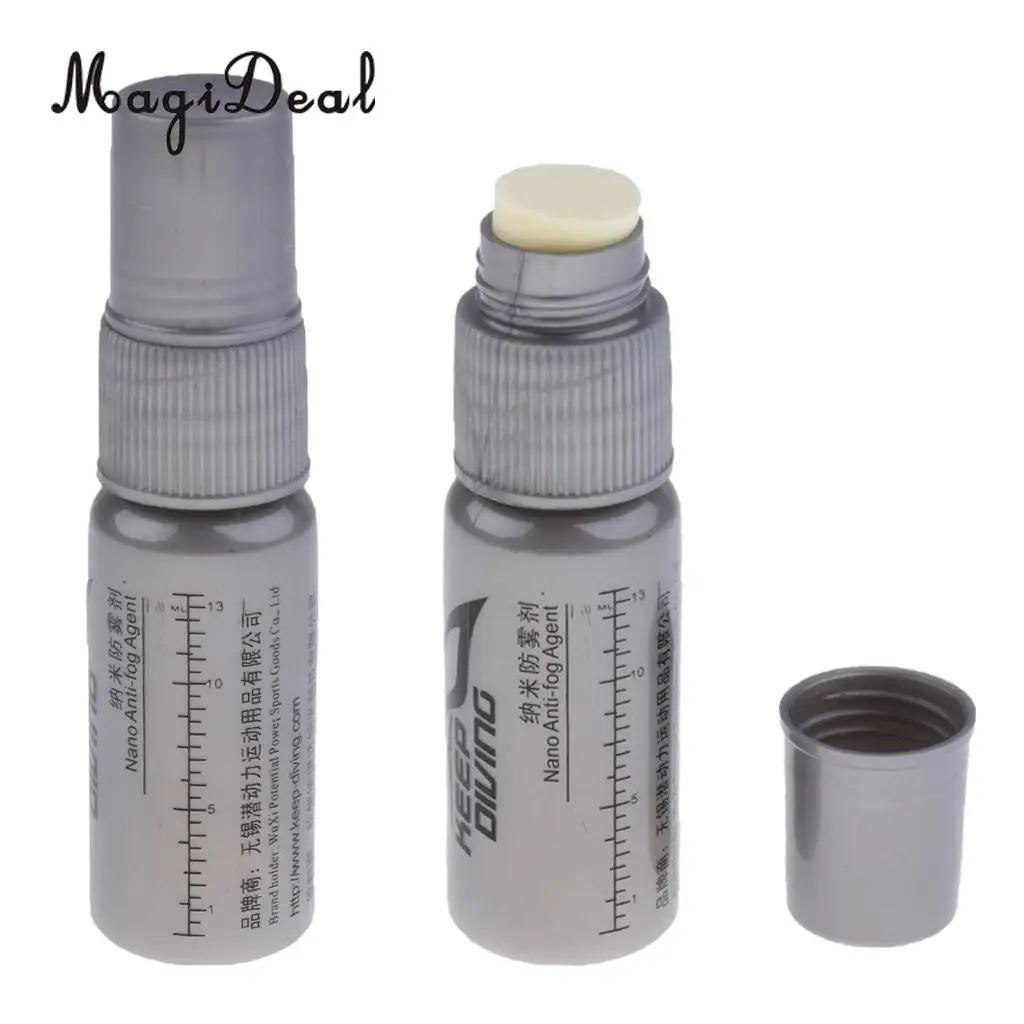 2 Pieces Compact Solid-State Nano Anti Fog Agent Spray Defogger Cleaner for Dive Swim Mask Goggles Glasses Camera Lens