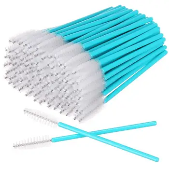 

1000pcs Disposable Eyelash Brush Makeup Brushes Mascara Wands Applicator Eyebrow Brush For Eyelash Extension Makeup Tools Blue