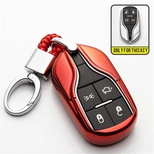 TPU Car Remote Key Shell Cover Case For Maserati Ghibli Quattroporte Granturismo Ghibli Spoiler Levante Coolest Auto Accessorise TPU Car Remote Key Shell Cover Case For Maserati Ghibli Quattroporte Granturismo Ghibli Spoiler Levante Coolest Auto Accessorise