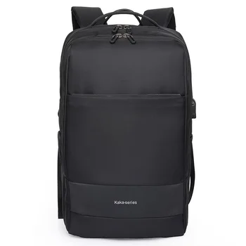 

KAKA 2019 USB charging backpack men Anti Theft business Backpack black waterproof travel pack sports bag laptop pack for male