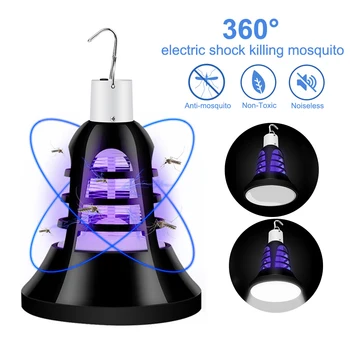 

LED Mosquito Killer Lamp USB Bug Zapper 8W Outdoor Insect Killer Light Bulb For Home Garden 220V E27 Anti Mosquito Electric Trap