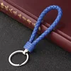 Corde tricotée à la main faisant la corde en cuir porte-clés pour les femmes hommes corde pour accrocher des sacs porte-clés Porte Clef Chaveiro porte-clés ► Photo 3/6