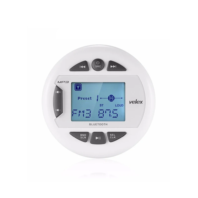 Морской Стерео Bluetooth датчик радио FM AM Аудио MP3 плеер Радио + 3 дюйма морской