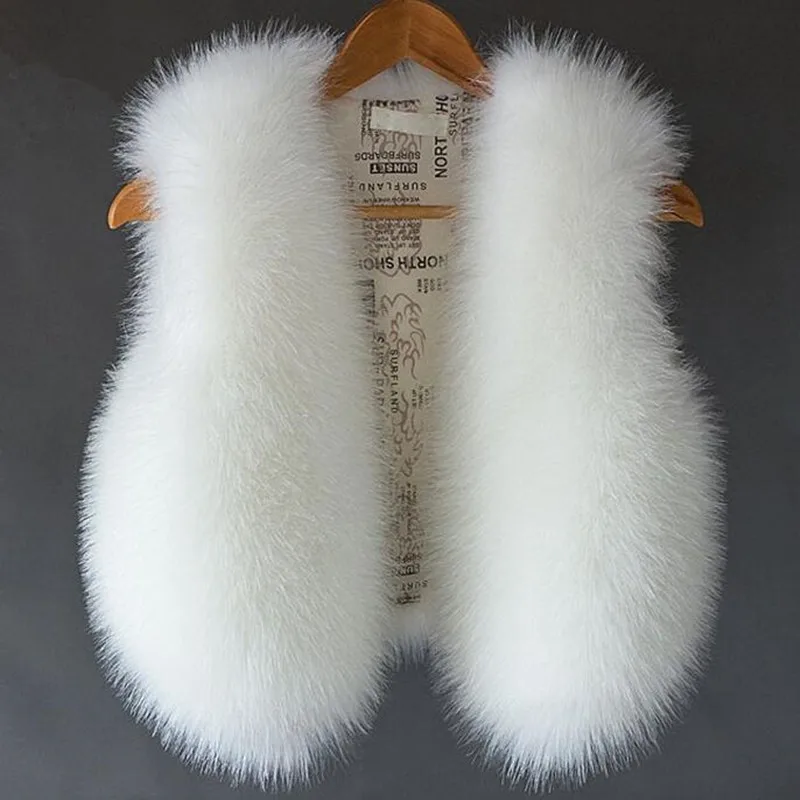 

Women's fur vest 2019 New arrival autumn and winter imitation fox fur vest women's street casual sleeveless women jacket vest