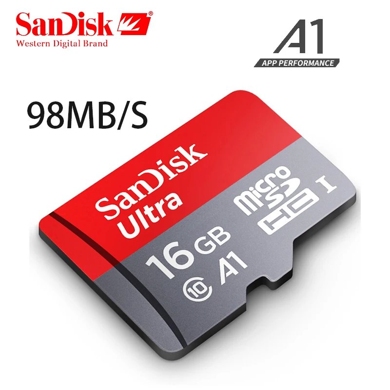 Sandisk микро SD карты Class10 16 Гб оперативной памяти, 32 Гб встроенной памяти, 64 ГБ 128 90 МБ/с. оригинальную карту TF слот для карт памяти флеш-карта памяти