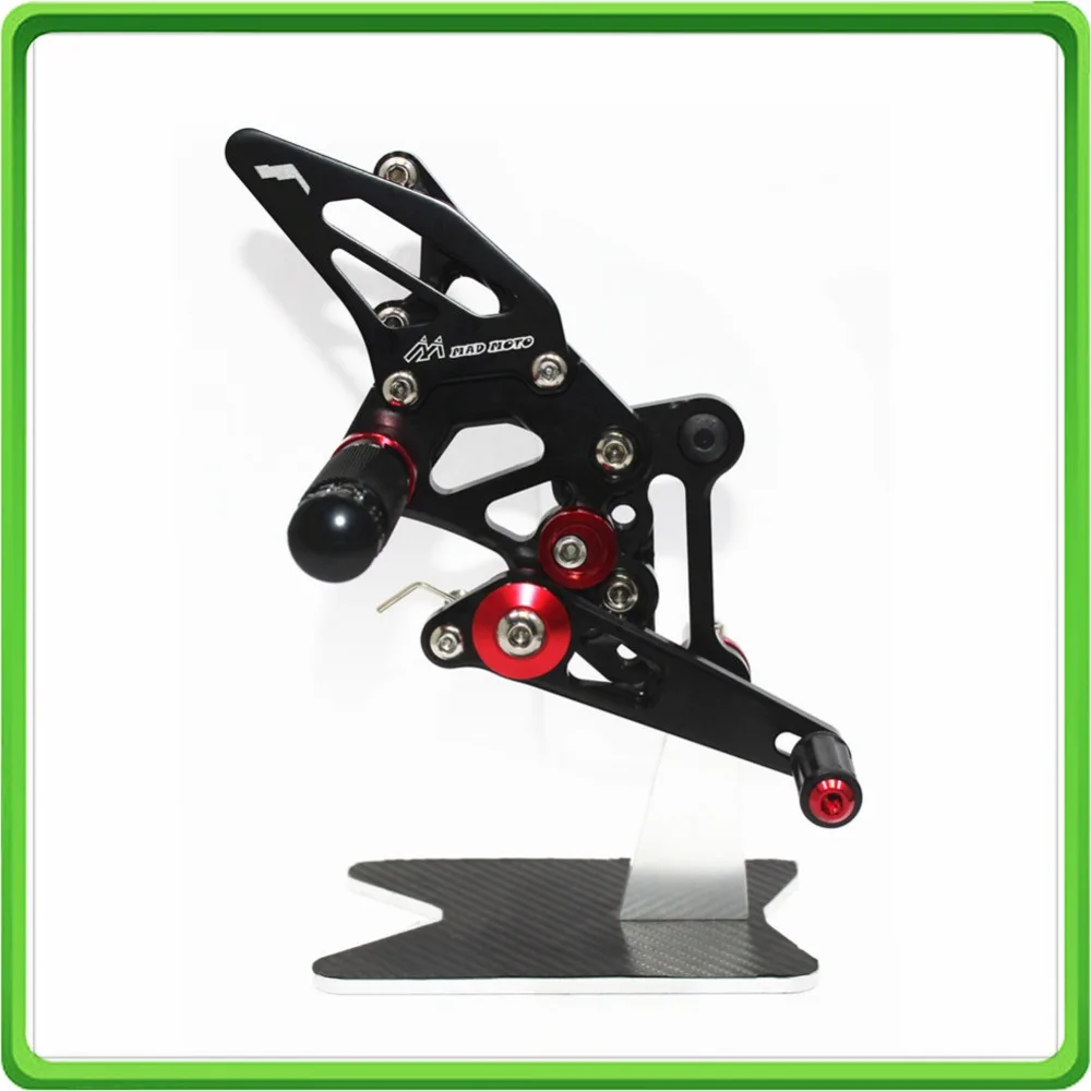 CNC Adjustable Rearsets Rear set sets Foot Rest Pegs Pedal for KTM 1290 SUPER DUKE R 2014 2015 2016 (4)