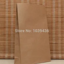 23x12x7,5 см, 100 шт./лот, коричневые бумажные пакеты, перерабатываемые подарочные пакеты, ювелирные изделия, упаковка для пищевых конфет, хозяйственные сумки для бутика