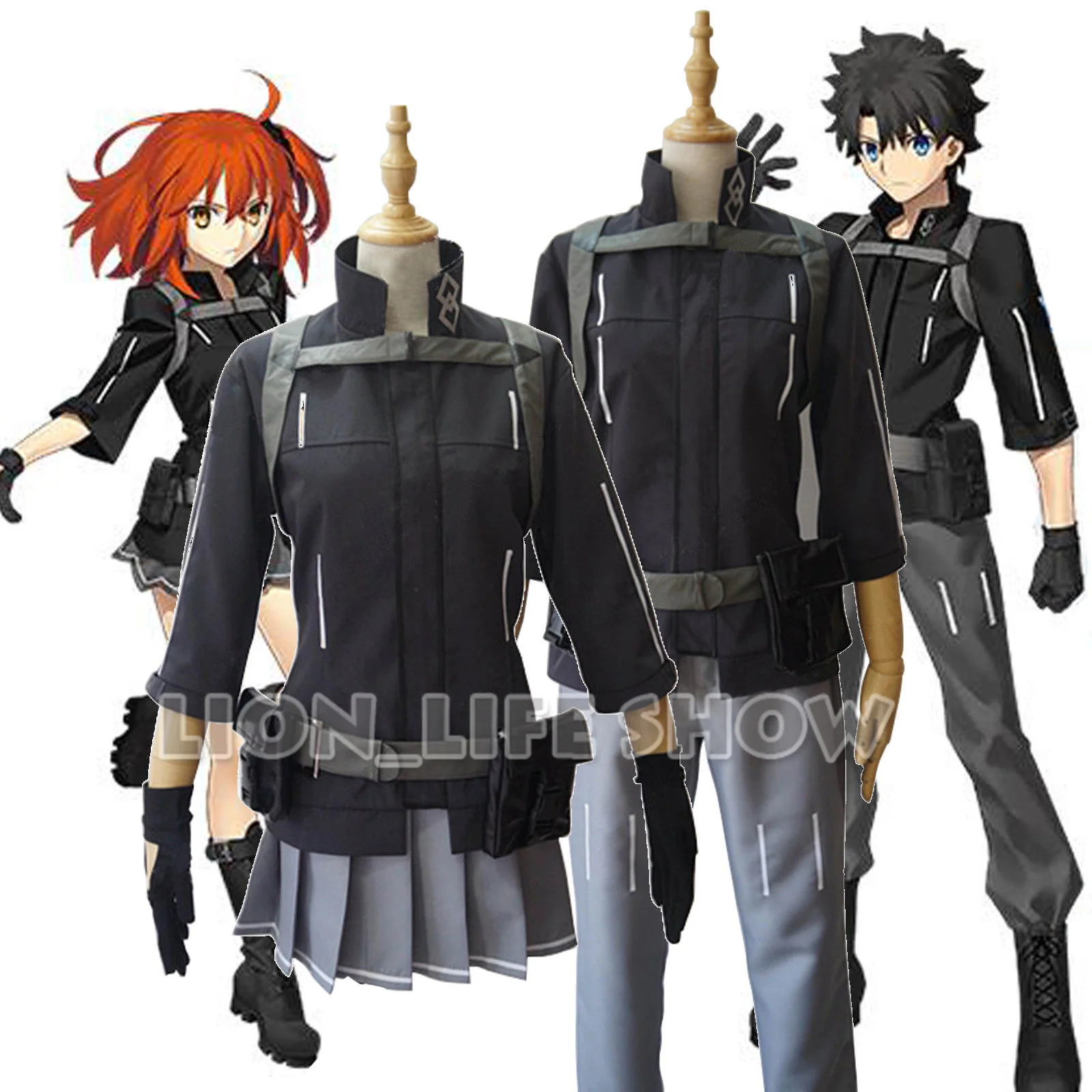 Fate FGO Polarland Polar Region Fujimaru Ritsuka Gudako Униформа карнавальный костюм все наборы