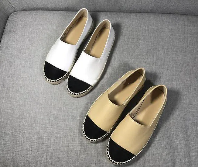 

Brand New Fashion Canvas and Real Lambskin Women Espadrilles Flat Shoes Summer Loafers Espadrilles Size EUR34-40 Box