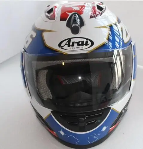 ARAI RX-7X LE шлем мотоциклетный шлем RX-7 EU/CORSAIR-X US IOM TT анфас Motocoss гоночный шлем Isle of Man - Цвет: Transparent lens 1