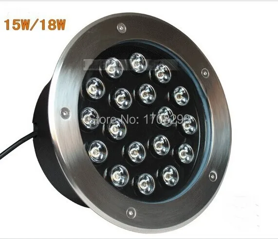 

Wholesale 15W LED Underground Lamps Buried Lighting AC85V-265V LED Outdoor Lamps IP65 High Power LED spotlight 10PCS/LOT