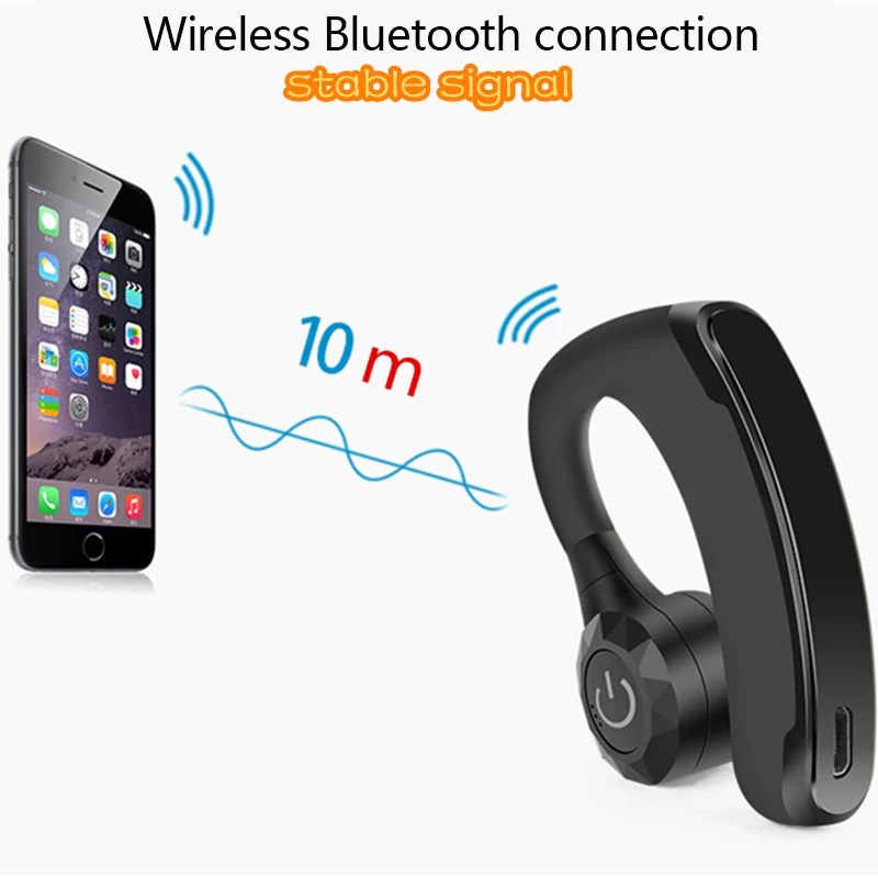 Ubit V11 Handsfree бизнес Bluetooth наушники с HD микрофоном Голосовое управление