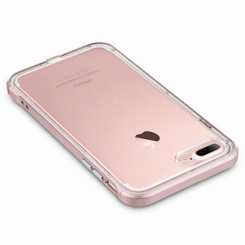 Ascromy For iPhone 8 Plus Case Frame Crystal Clear Rubber Hybrid Protective Case Cover for iPhone 7 X 6 S 6S 5 5S SE Accessories (2)