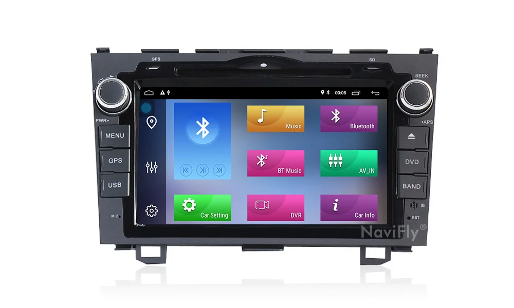 Top Free shipping! 2din Android 9.1 Car dvd radio Multimedia player For Honda CRV 2007-2011 GPS Navigation WIFI RDS USD SD GPS 2+32G 14