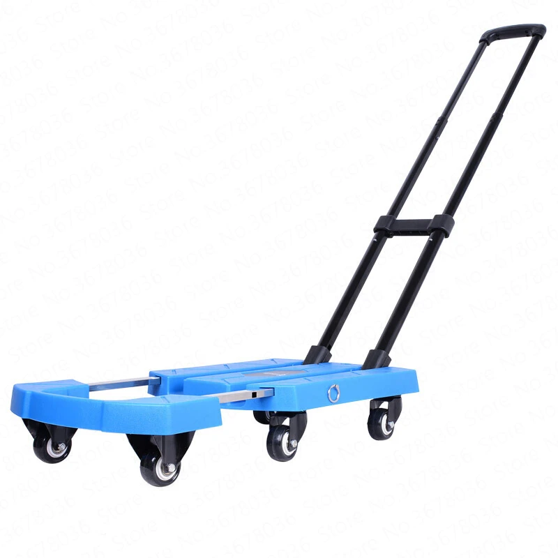 Trolley Folding Cart Trolley Luggage Cart Home Hand Trailer Portable Trailer Truck