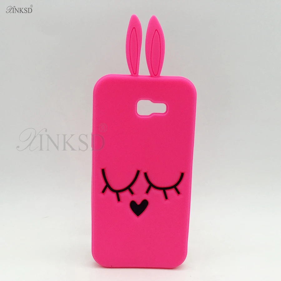 Silicone Case For Galaxy A5 2017 New Stitch Minions Minnie Mouse Pocket Cat Judy Unicorn Cases Cover For Samsung A5 2017 A5205