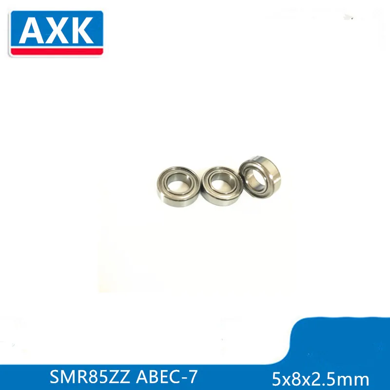 

Free Shipping 10PCS 5x8x2.5 Metal Shields Bearings ABEC-7 Stainless Steel SMR85 ZZ