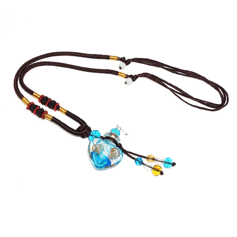 aromatherapy pendant necklaces jewelry perfume vial bottle pendants