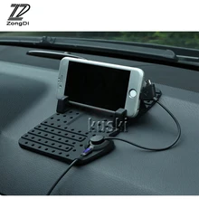 ZD 1 шт. приборная панель для автомобиля держатель для Телефона Противоскользящий Коврик-зарядное устройство для peugeot 307 Passat B6 Renault Mercedes аксессуары для Chevrolet Cruze