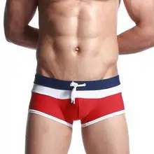 Бренд SEOBEAN быстросохнущие купальные трусы бикини гей Пенис мешочек Классический Цвет Соответствующие пляжные брюки пляжные шорты