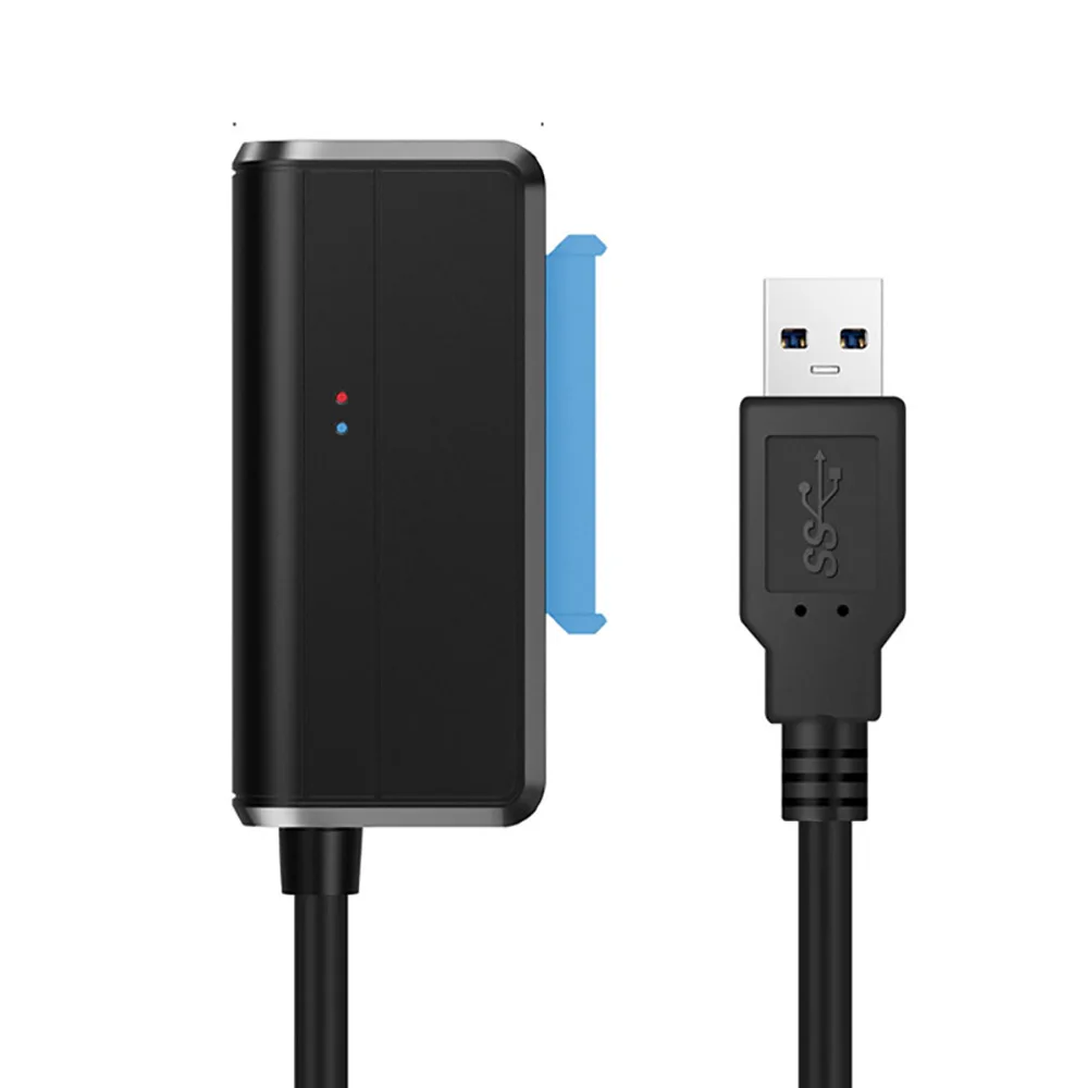 Мини Usb жесткий диск конверсионная линия SATA в USB 3,0 кабель из сплава 2,5 дюйма 3,5 дюйма Удлинительный кабель черного цвета для компьютера