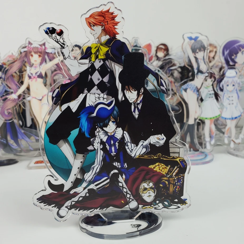 Аниме Черный Ciel Себастьян Батлер похоронного Grell фигурка на акриловой подставке
