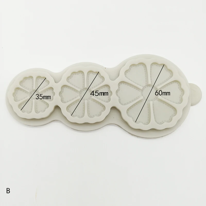Minsunbak размер цветок силиконовые формы торт Украшенные помадкой формы шоколад мастика