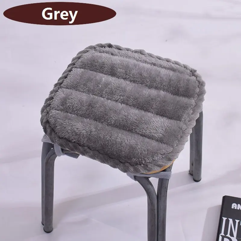 30*30/35*35 см Маленькая подушка для стула зима Plash детский сад квадратная подушка для сиденья пластиковое сиденье Pat противоскользящая детская Сидящая подушка - Цвет: Grey
