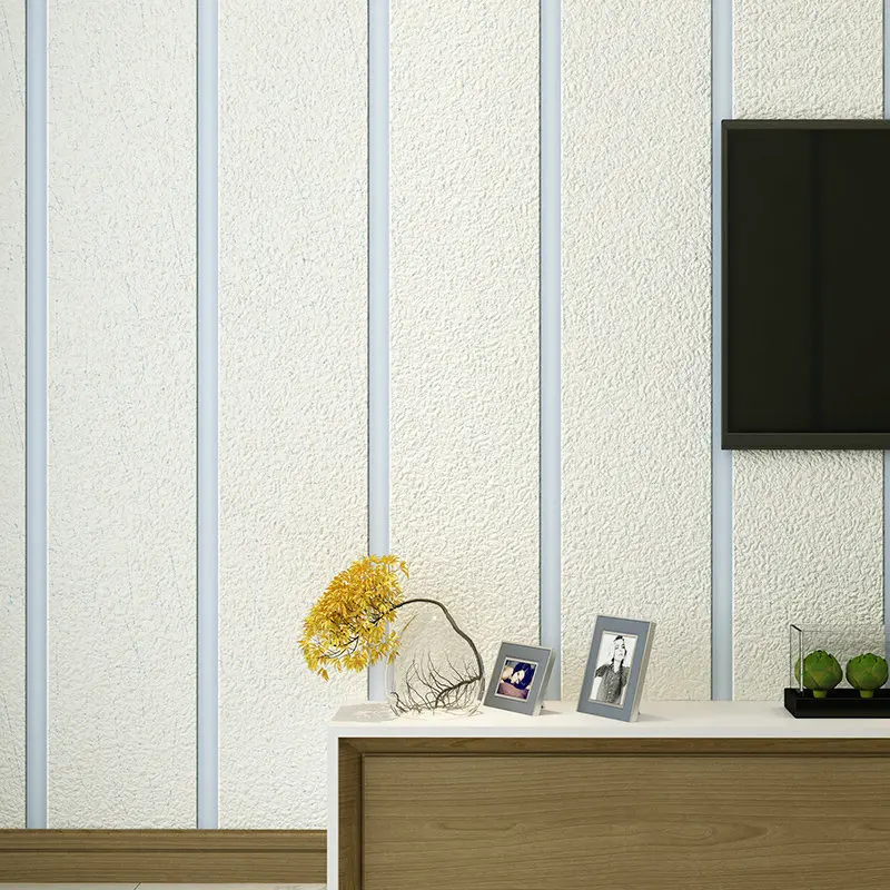 

53cmx10m Extra Thick Mediterranean marble Deer Velvet Wallpaper 3D Horizontal Striped Board TV Background Wallpaper Bedroom