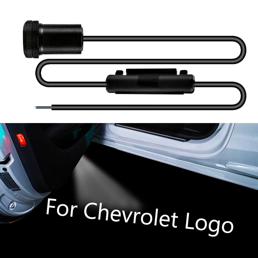 

1-5 Pair For Chevrolet Logo Door Badge Light Led Shadow Projector For Spark Orlando Sonic Hatchback Cruze Lova Sail Car Styling