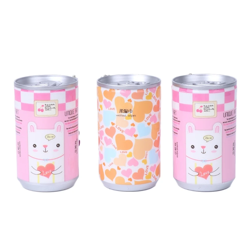 

30 Sheets Baby Wet Wipes Creative Kids Baby Mini Wet Paper Wipes For Home Travel Use Convenient