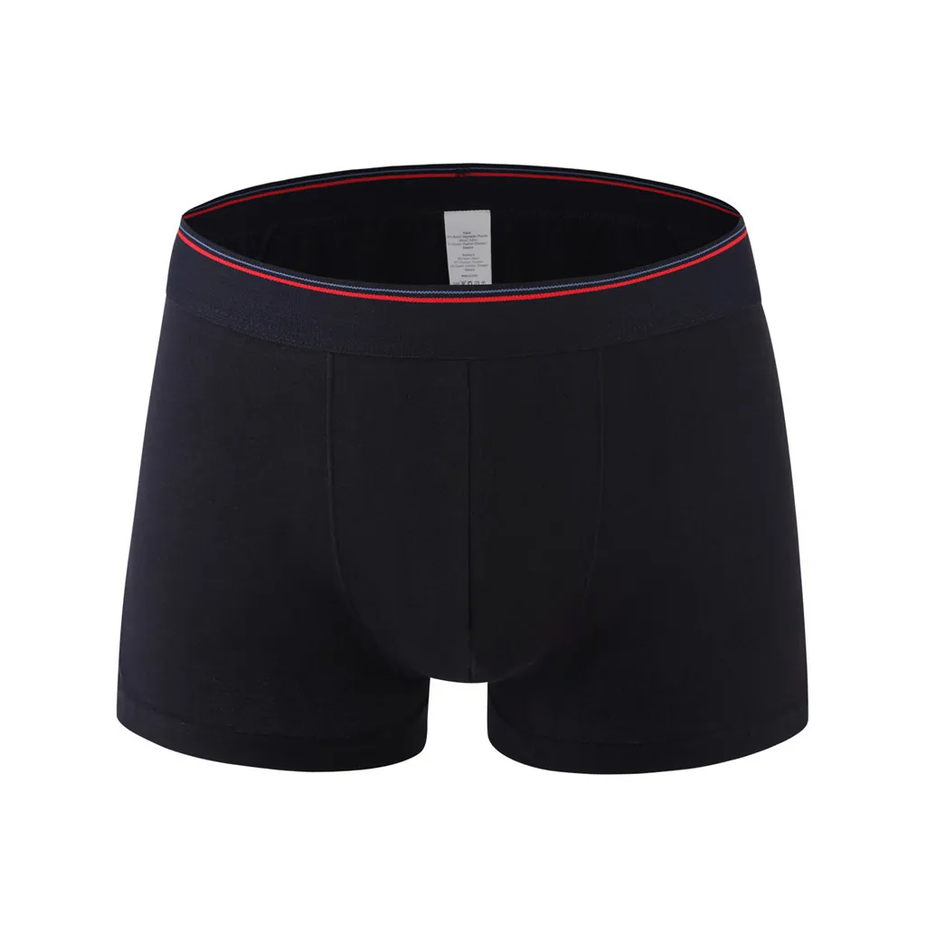 100% хлопок boxershorts боксеры мужское нижнее белье мужские Модные однотонные цветные
