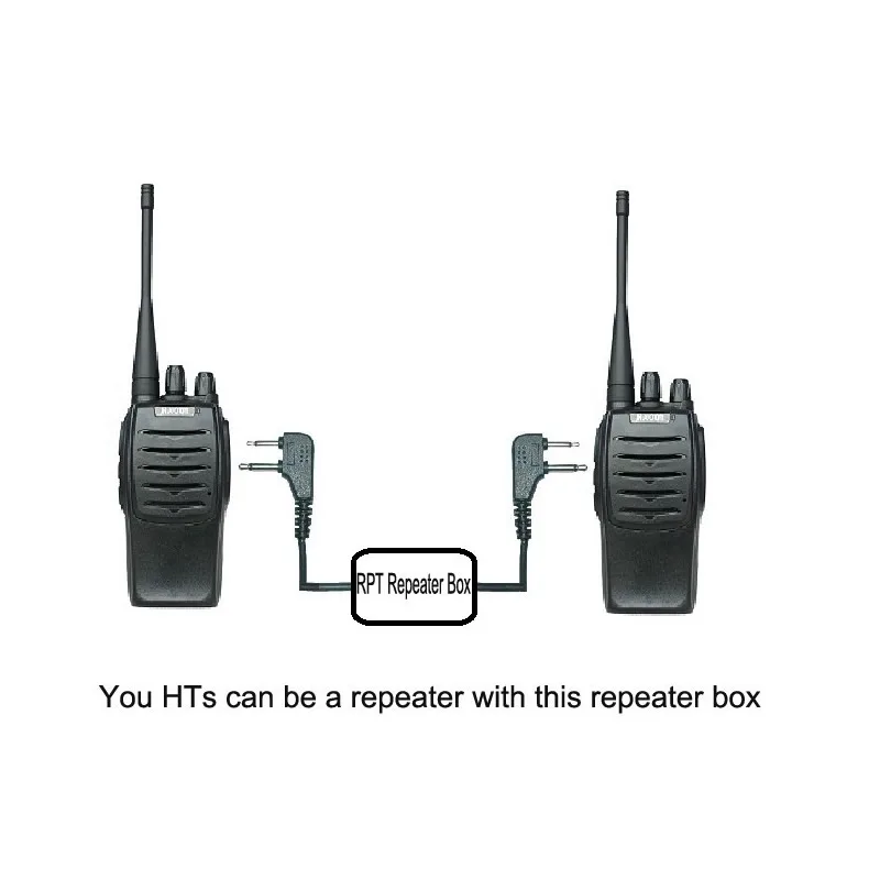 Rpt-2d двухстороннее Радио ретранслятор Коробка для двумя трансиверами стати Walkie Talkie расширение сигнала