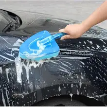 2 шт./партия щетка для мытья автомобиля очиститель автомобильных стекол ручка для пыли уход за автомобилем удобный, стирающийся инструмент для чистки автомобилей
