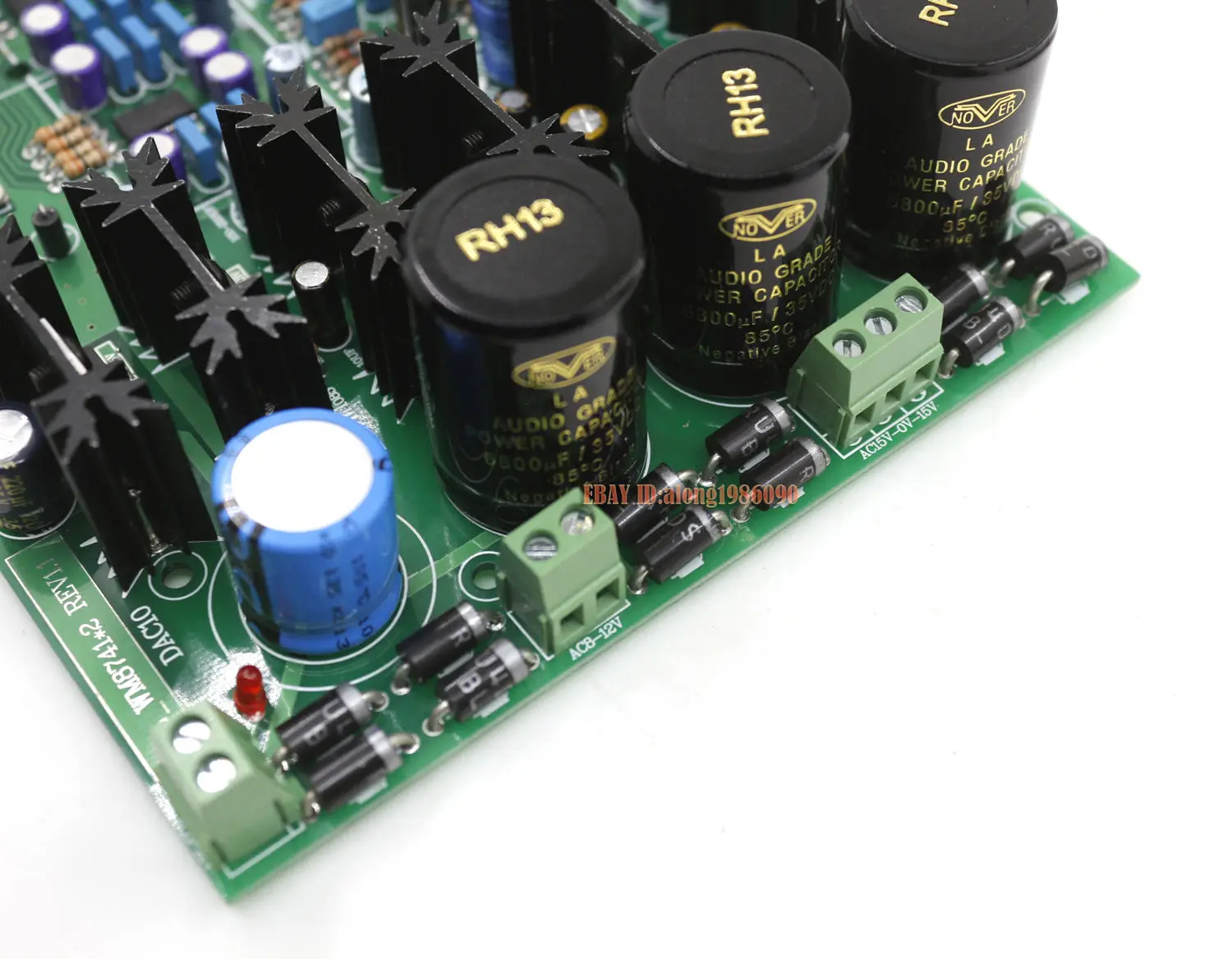 Собранный двойной WM8741 AK4118 чип 192K DAC декодер мягкого управления + ЖК дисплей|soft