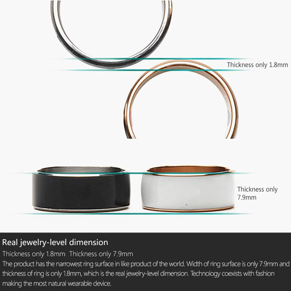 Jakcom R3F Wearable Devices NFC Smart Ring Anillos White Black Wear for Samsung Xiaomi Sony LG IOS Android Window NFC Phone