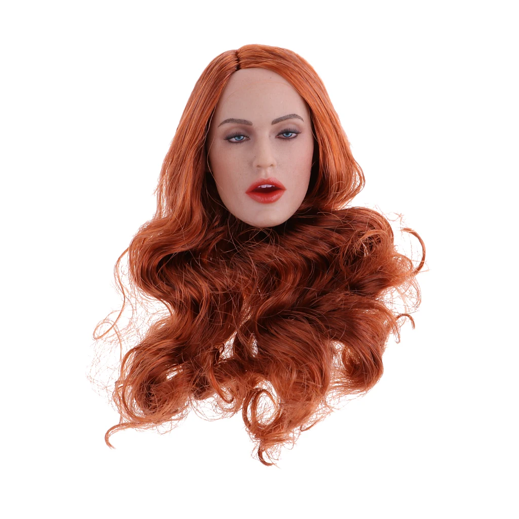 1/6 Scale Lady Head Sculpt Carved Model GC017 for 12" Female Figure  Kumik Action Figure Body Toy Accessories