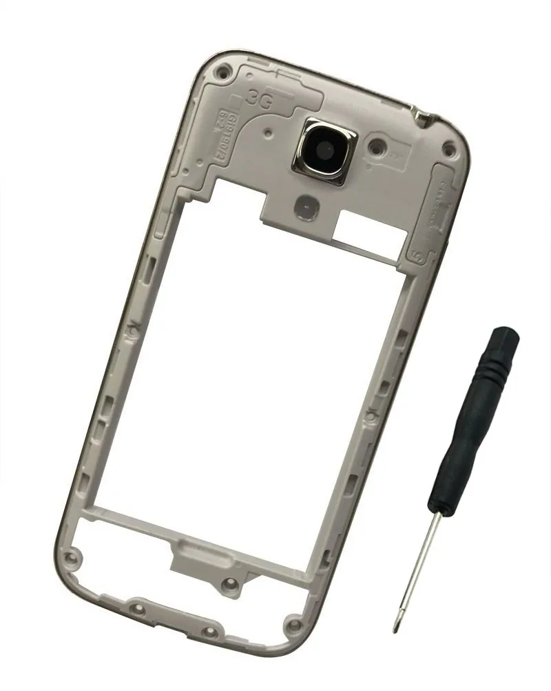 

Middle Plate Frame Bezel Housing With Volume + Power Button For Samsung Galaxy S4 Mini I9190 I9192 I9195 Repair Parts + Tools