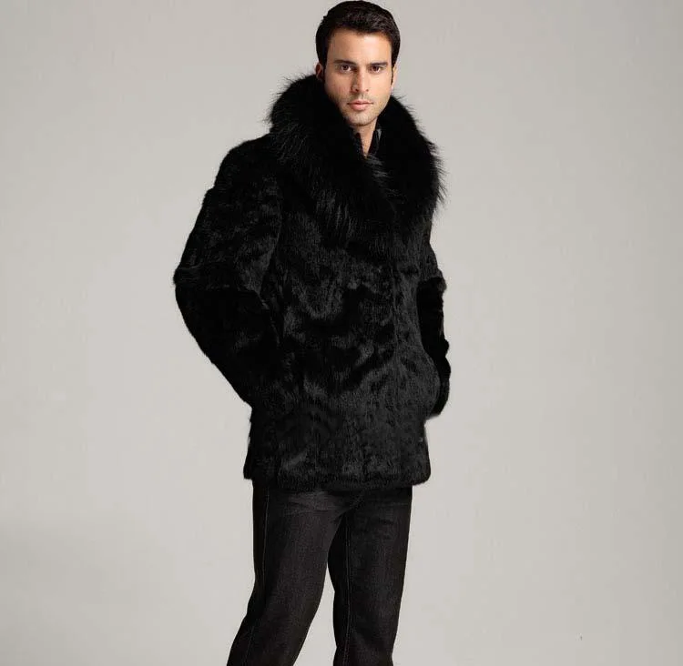 Осенне-зимний теплый черный длинный Тренч, кожаная куртка из искусственного меха, мужское зимнее пальто с большим воротником, мужское модное пальто