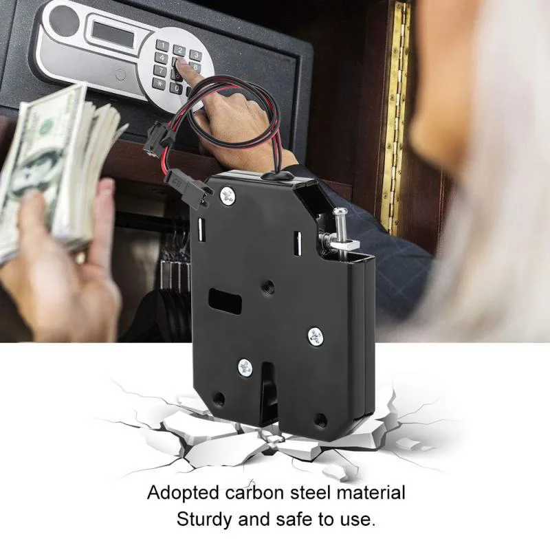 Маленький электромагнитный замок DC 12 В 2A супермаркет умный шкаф электронный замок контроля доступа Электрический замок для почтового