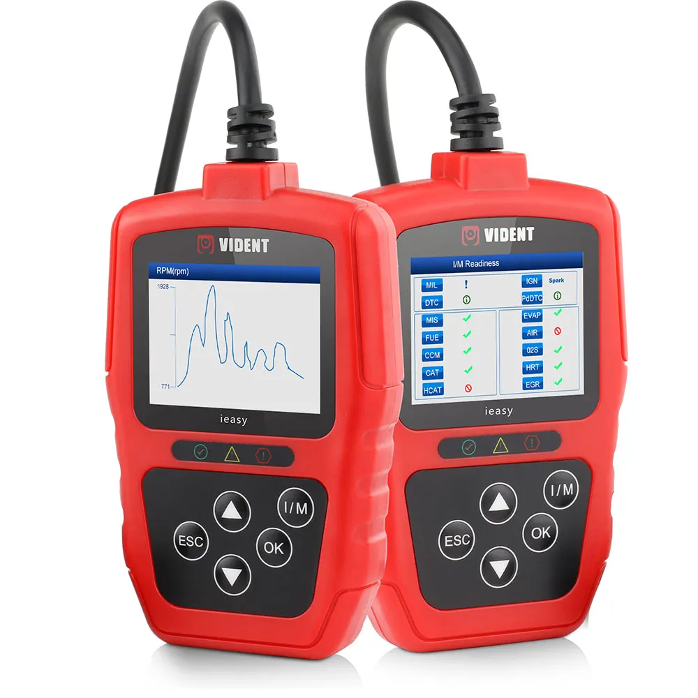 Считыватель кодов VIDENT iEasy300 CAN OBDII/EOBD бесплатно обновляется онлайн в течение 3 лет