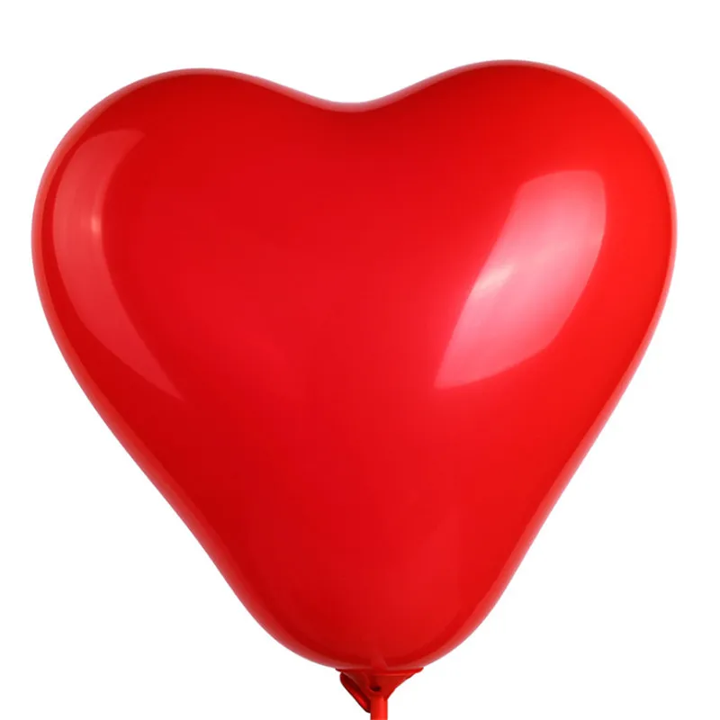 10 шт 12 дюймов День Святого Валентина красные латексные воздушные шары «сердце» Свадьба День Рождения украшения Дети воздушные шары надувной баллон гелия